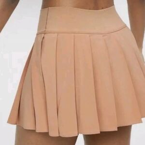 Offline Aerie Women's Tan Pleated Skirt